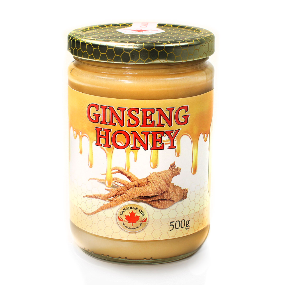 Mật Ong Nhân Sâm Canadian Vita Ginseng Honey (kèm túi)