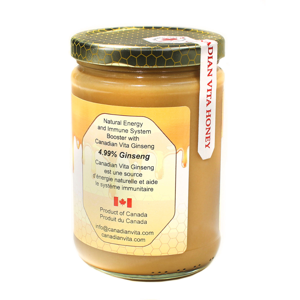 Mật Ong Nhân Sâm Canadian Vita Ginseng Honey (kèm túi)
