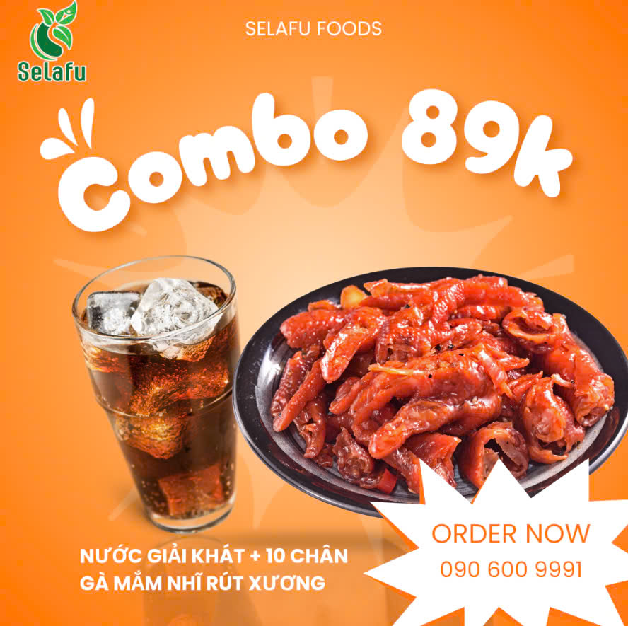 Combo Chân Gà Rút Xương Mắm Nhĩ Selafu